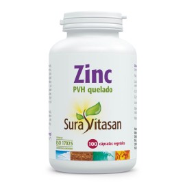 ZINC PVH QUELADO 25 MG 100...