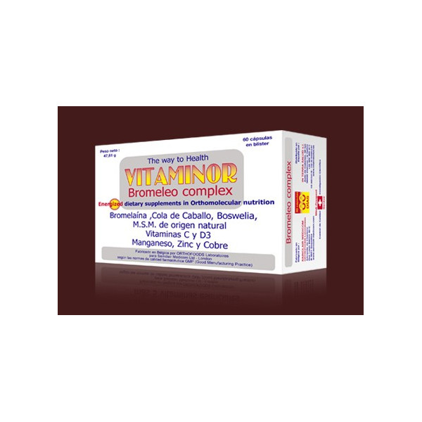 BROMELEOCOMPLEX 60 CAP ORTHOCOMPLEXE VITAMINOR