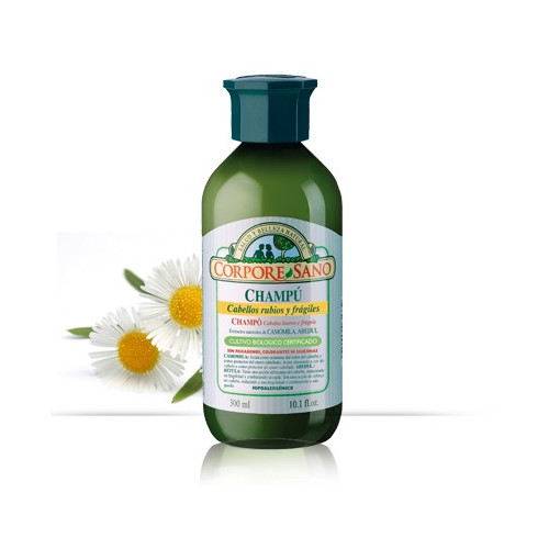 CORPORE SANO CHAMPU CAMOMILA ABEDUL CABELLO RUBIO FRAGIL 300