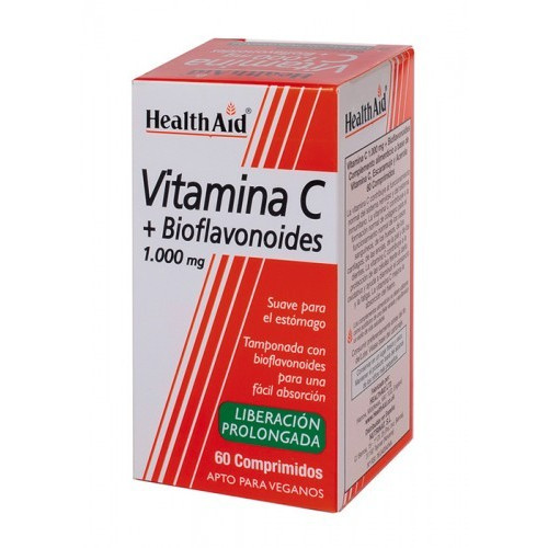 VITAMINA C BIOFLAVONOIDES 1000MG 60 COMP HEALTH AID NUTRINAT