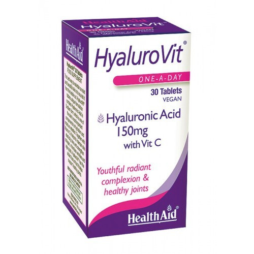 HYALUROVIT (HIALURONIC + VIT.C) 30 CAP HEALTH AID NUTRINAT
