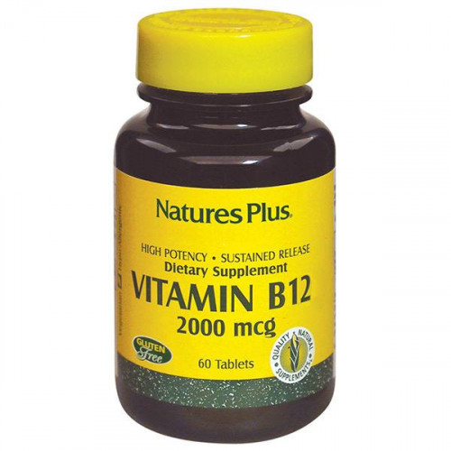 VITAMINA B12 2000 MCG 60 COMP NATURES PLUS