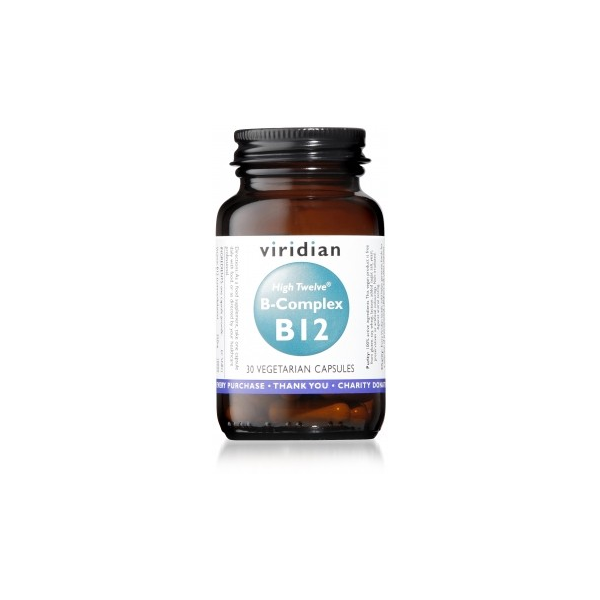 Comprar HIGH TWELVE VITAMIN B12 CON B-COMPLEX 30 VEG CAPS VIRIDIAN