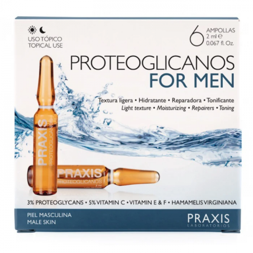 PROTEOGLICANOS FOR MEN (HOMBRE) 6 AMP 2 ML PRAXIS